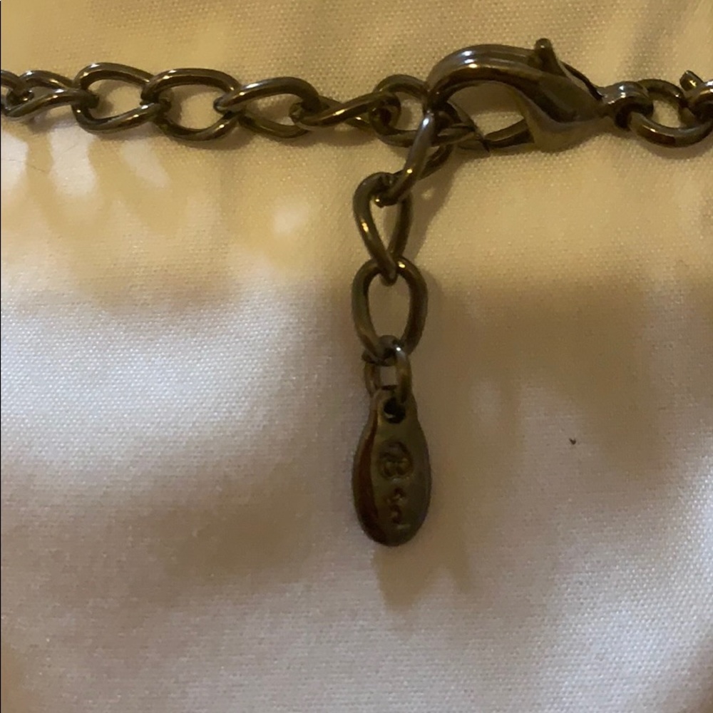 Black beaded and Rhinestone Necklace - Picture 3 of 3